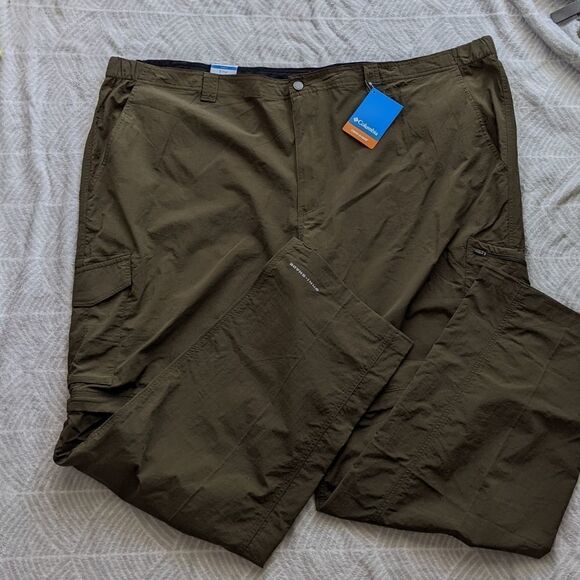 COLUMBIA Silver ridge convertible khaki hiking pants size 54 w 35 L NEW B1 - Picture 2 of 16